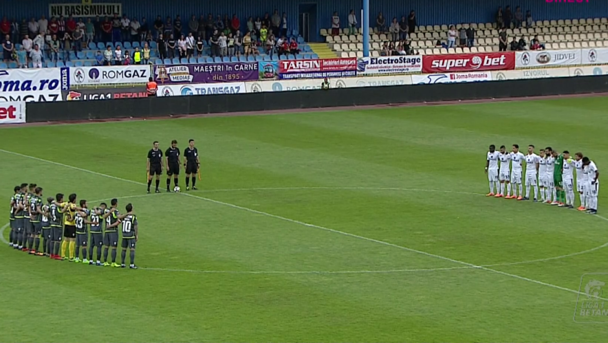 FOTO Cum au comemorat dinamoviștii doi ani de la moartea lui Ekeng, la meciul cu Gaz Metan