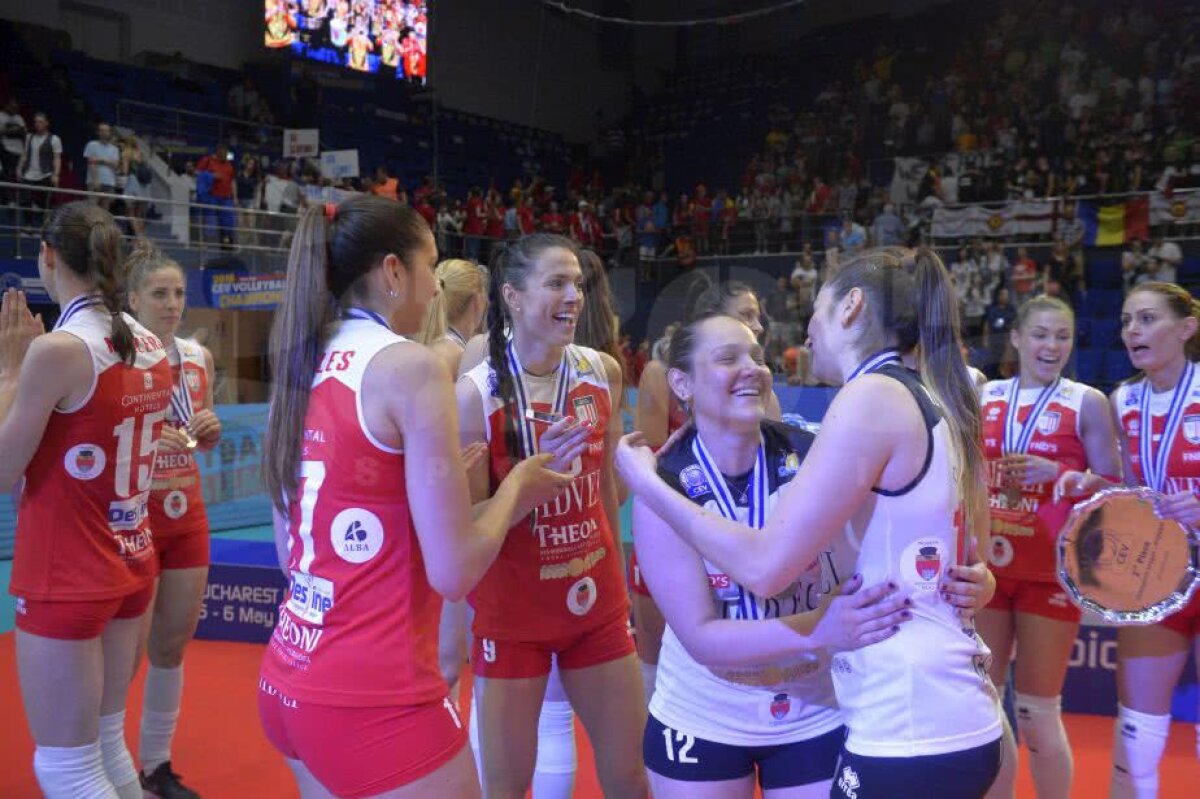 VIDEO+FOTO Înfrânte, dar intră în istorie! Volei Alba Blaj a pierdut finala Ligii Campionilor, în fața turcoaicelor de la Vakifbank