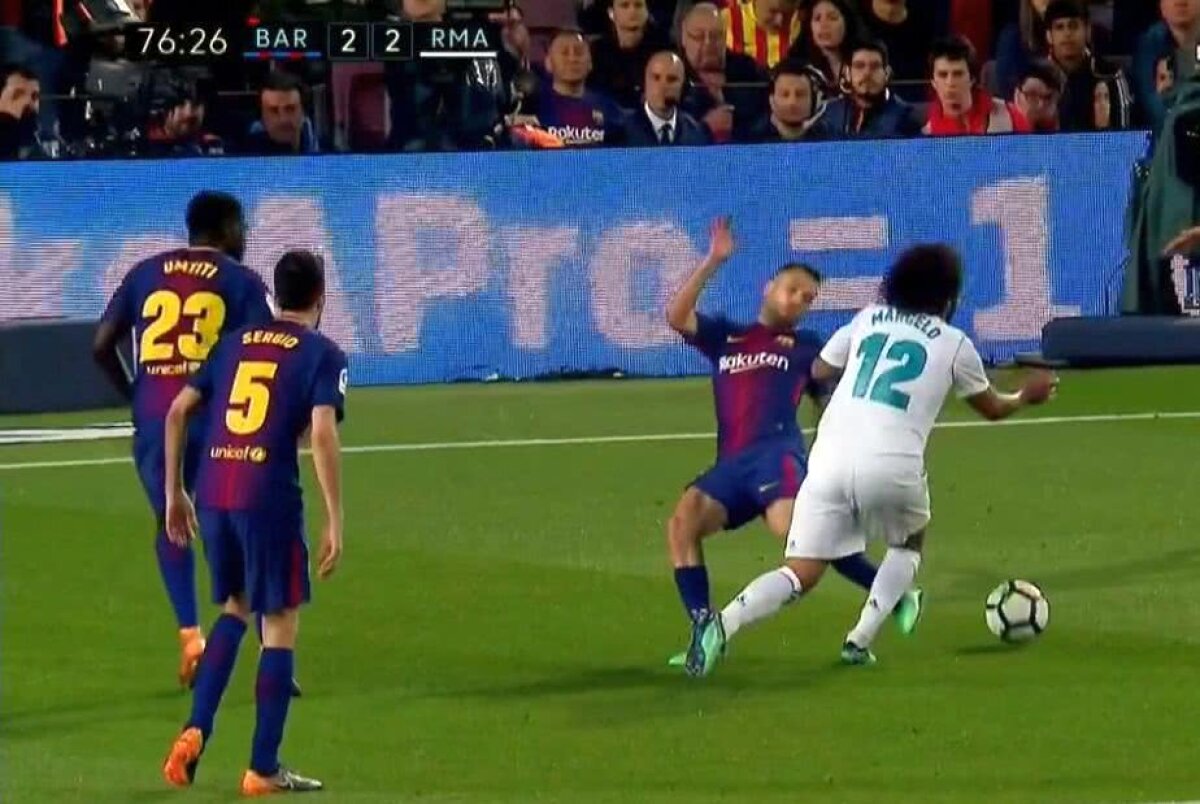 VIDEO + FOTO Penalty CLAR neacordat în Barcelona - Real Madrid 