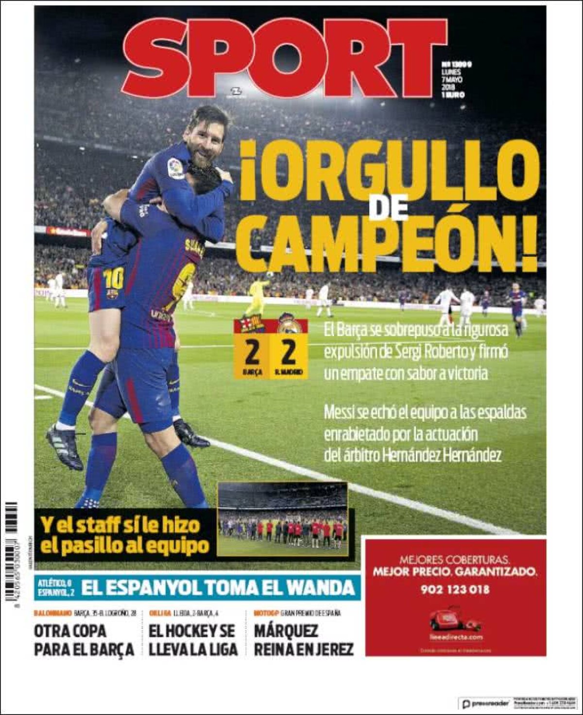 Ce scriu azi ziarele de sport din lume (7 mai 2018)