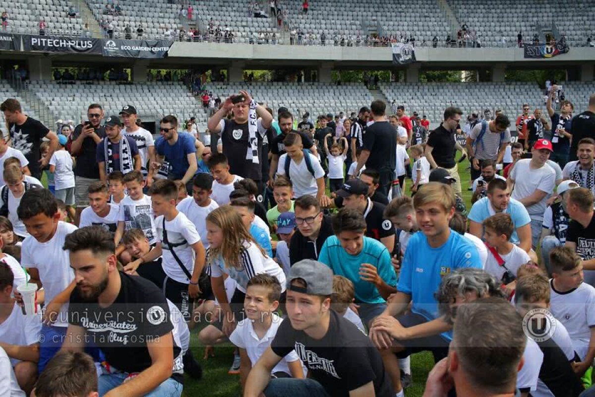 VIDEO+FOTO Sărbătoare nebună după promovarea lui U Cluj + Ardelenii au făcut primele transferuri pentru Liga 2