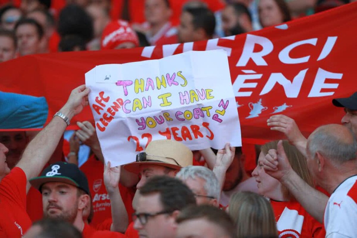 VIDEO+FOTO Wenger, mesaj emoționant pentru fani la despărțirea de Emirates: ”Îmi veți lipsi. Arsenal e un mod de viață. E mai mult decât fotbalul”