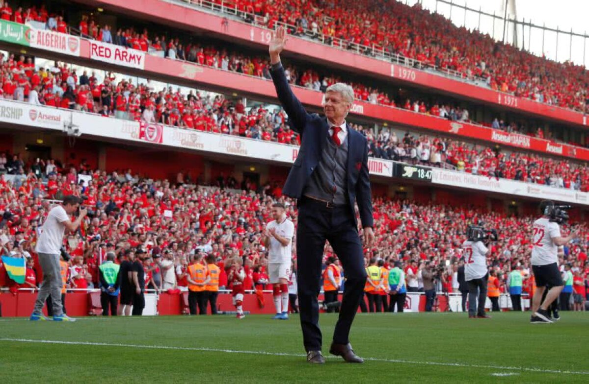 VIDEO+FOTO Wenger, mesaj emoționant pentru fani la despărțirea de Emirates: ”Îmi veți lipsi. Arsenal e un mod de viață. E mai mult decât fotbalul”