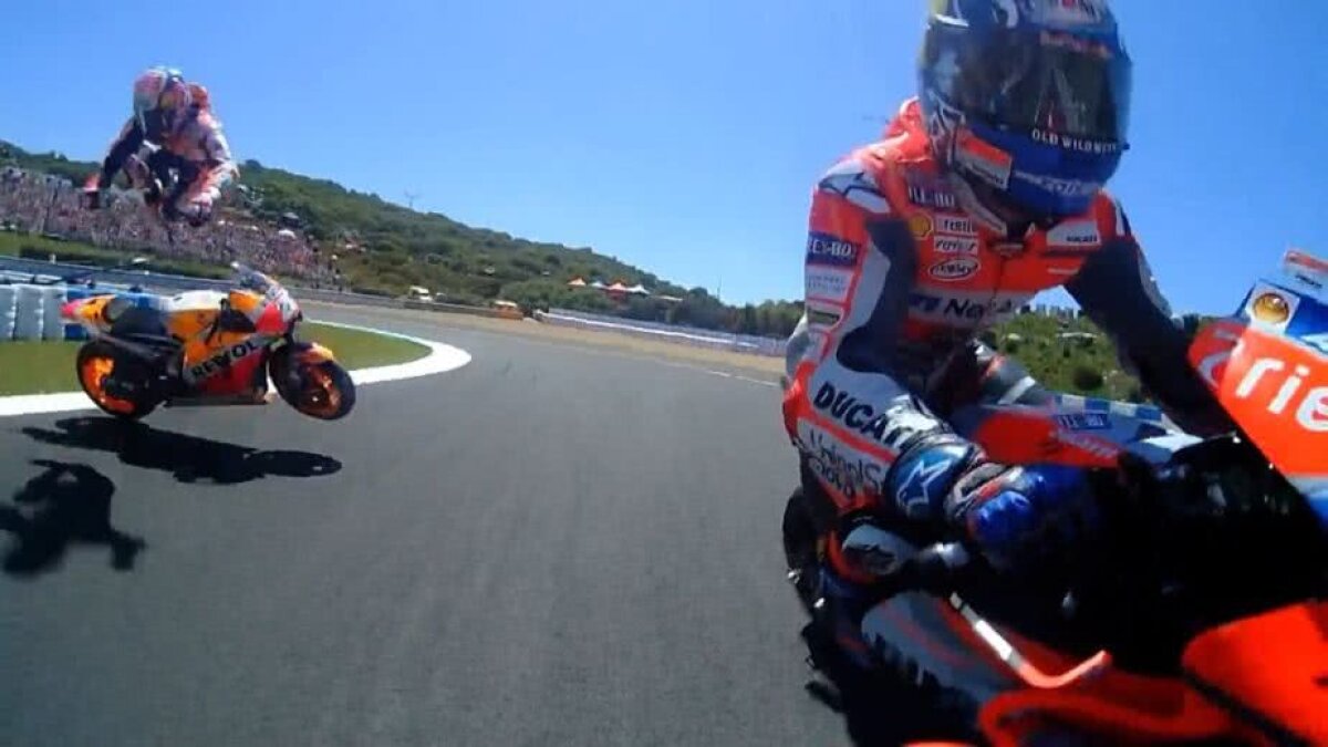 De ce a fost haos în MP al Spaniei? 3 piloți din Moto GP au căzut ca popicele » Reacție dură a lui Lorenzo: "Nimeni nu înțelege nimic!" + ce spun Dovizioso și Pedrosa