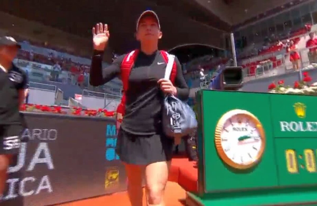 VIDEO+FOTO Simona își ia viteză! Halep a învins-o categoric pe Elise Mertens, în turul 2 la Madrid » Cele mai tari schimburi din meci + următoarea adversară