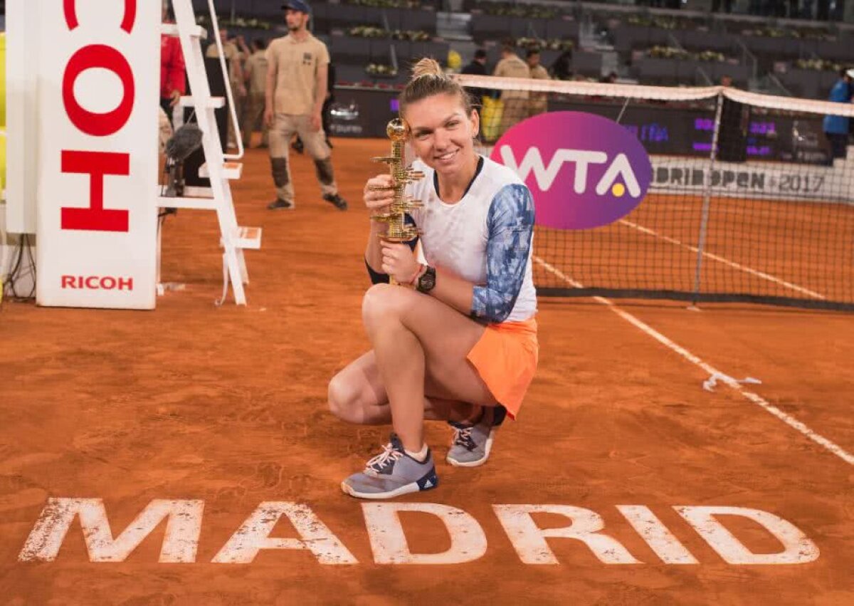 Corespondență de la Madrid // Simona Halep dezvăluie secretul victoriilor: "M-am uitat împreună cu Darren aici, la teren, pe laptop"