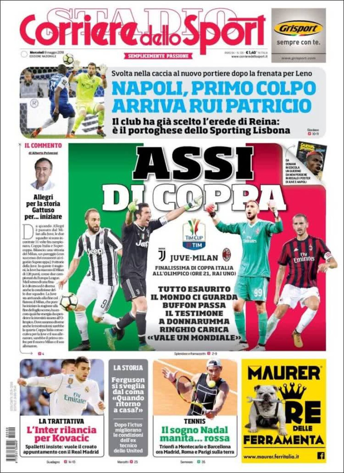 Ce scriu azi ziarele de sport din lume (9 mai 2018)