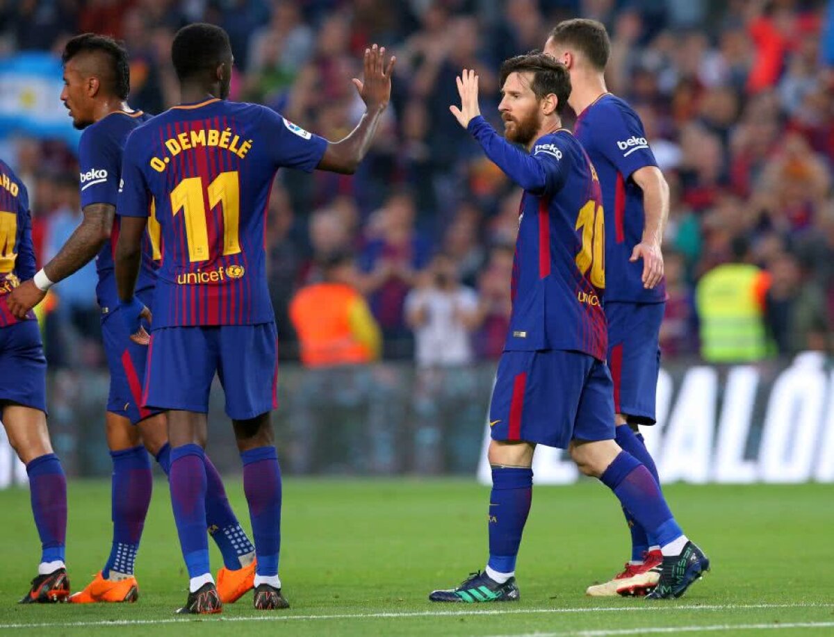 VIDEO + FOTO Întâmpinată cu "pasillo", Barcelona n-a avut milă de Villarreal pe care a demolat-o, scor 5-1! Supergol pentru Dembele 