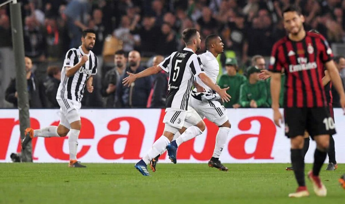 VIDEO + FOTO Măcel în finala Cupei Italiei! Juventus o desființează pe AC Milan și câștigă a 4-a Cupă la rând 