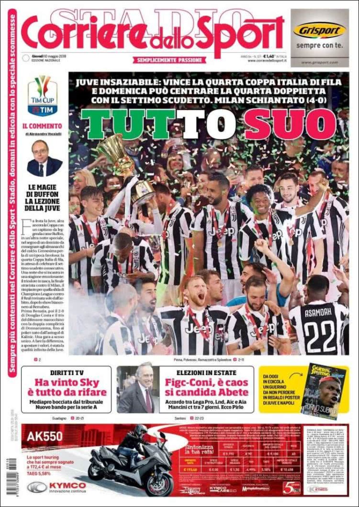 Ce scriu azi ziarele de sport din lume (10 mai 2018)