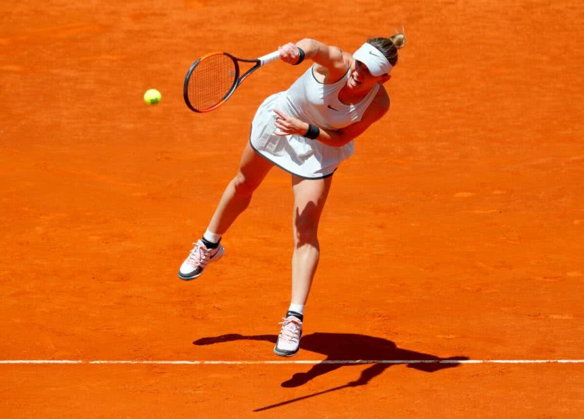 Simona Halep, înfrângere cu Karolina Pliskova » Jucătoarea noastră e eliminată de la Madrid, dar păstrează locul 1 WTA