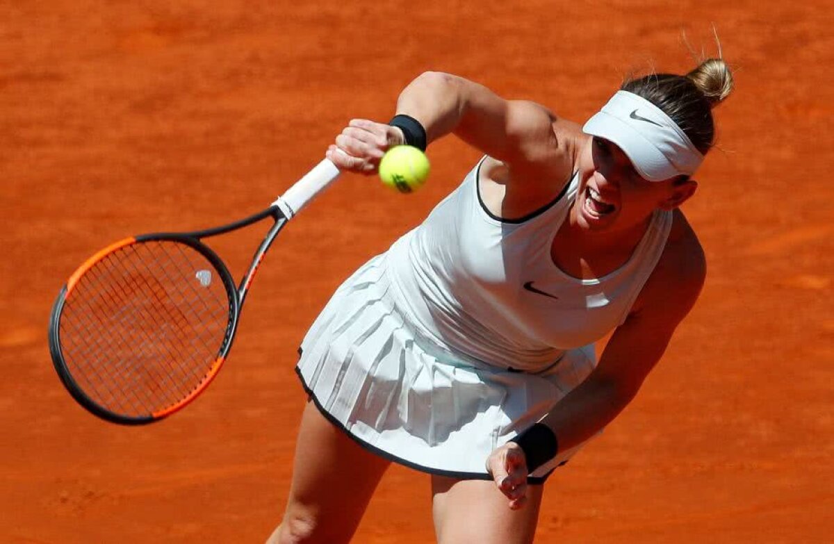 Simona Halep, înfrângere cu Karolina Pliskova » Jucătoarea noastră e eliminată de la Madrid, dar păstrează locul 1 WTA