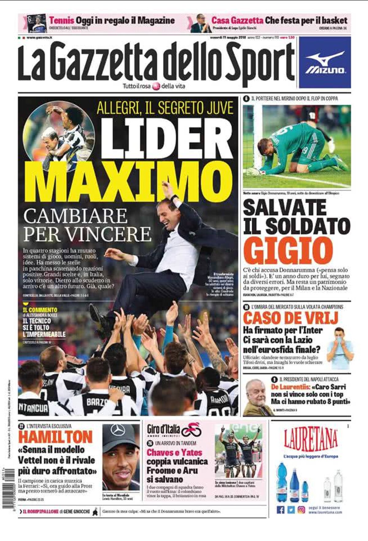 Ce scriu azi ziarele de sport din lume (11 mai 2018)