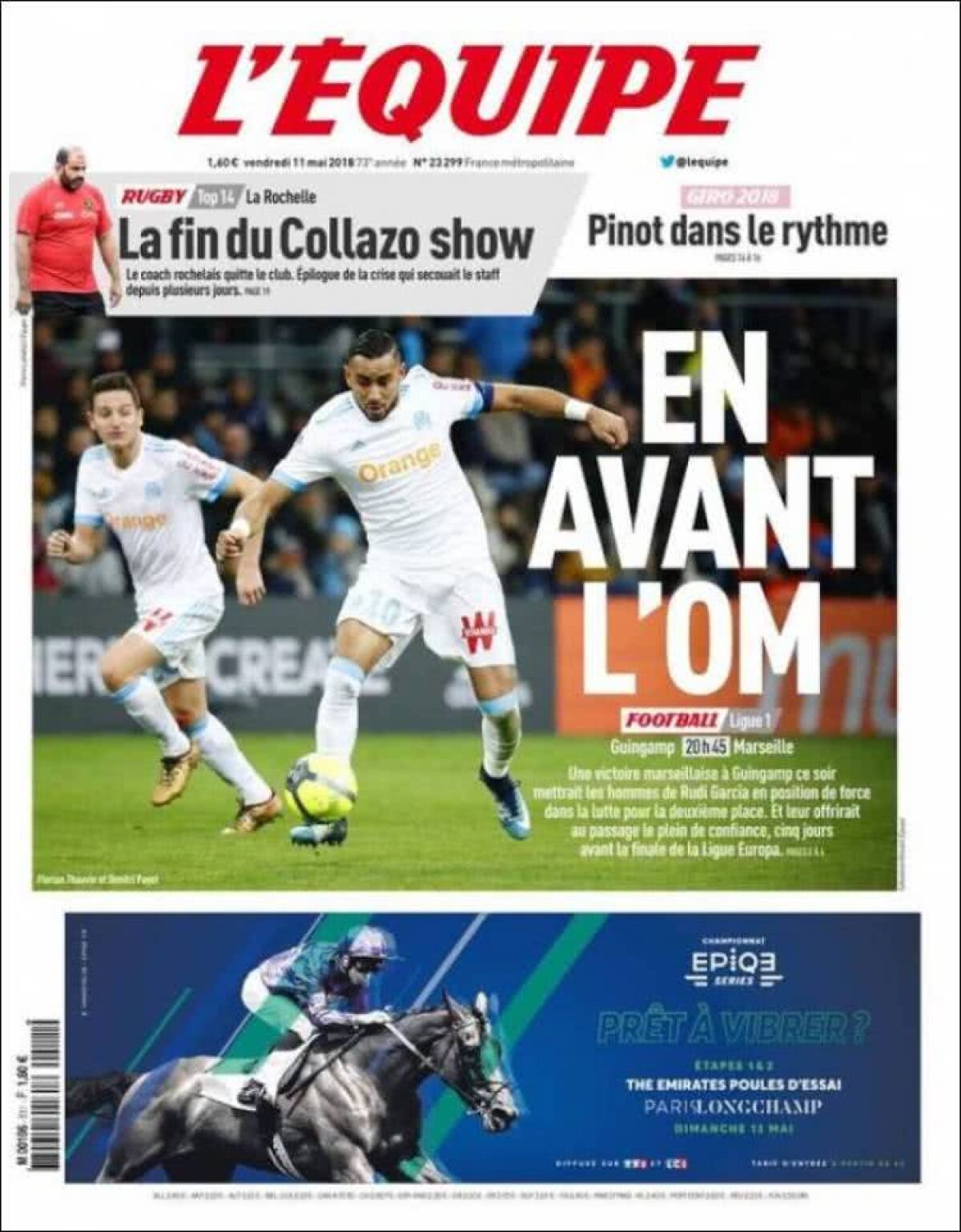 Ce scriu azi ziarele de sport din lume (11 mai 2018)