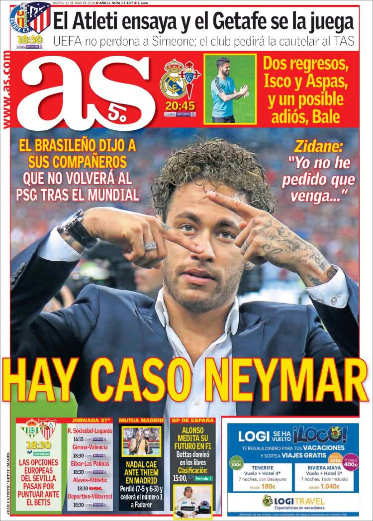 Ce scriu azi ziarele de sport din lume (12 mai 2018)