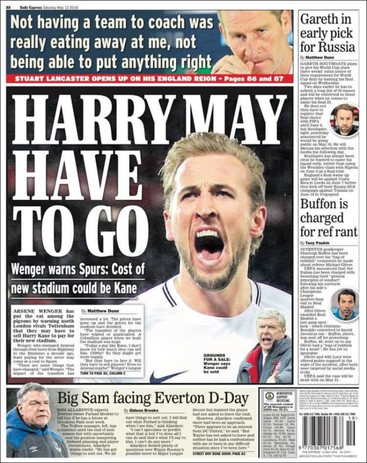 Ce scriu azi ziarele de sport din lume (12 mai 2018)