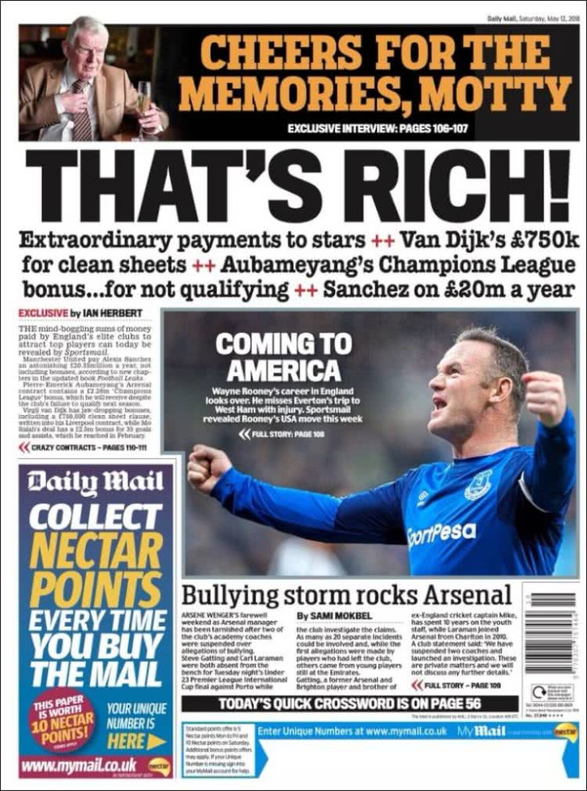 Ce scriu azi ziarele de sport din lume (12 mai 2018)