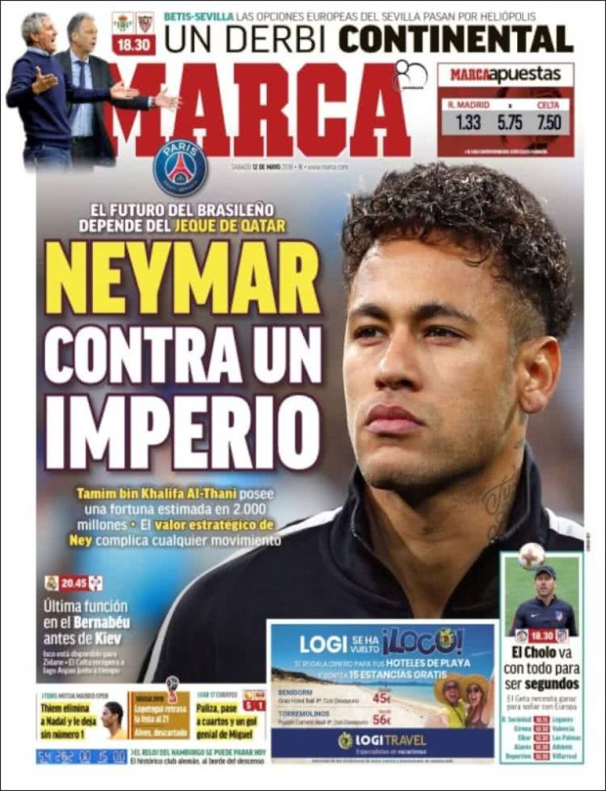 Ce scriu azi ziarele de sport din lume (12 mai 2018)