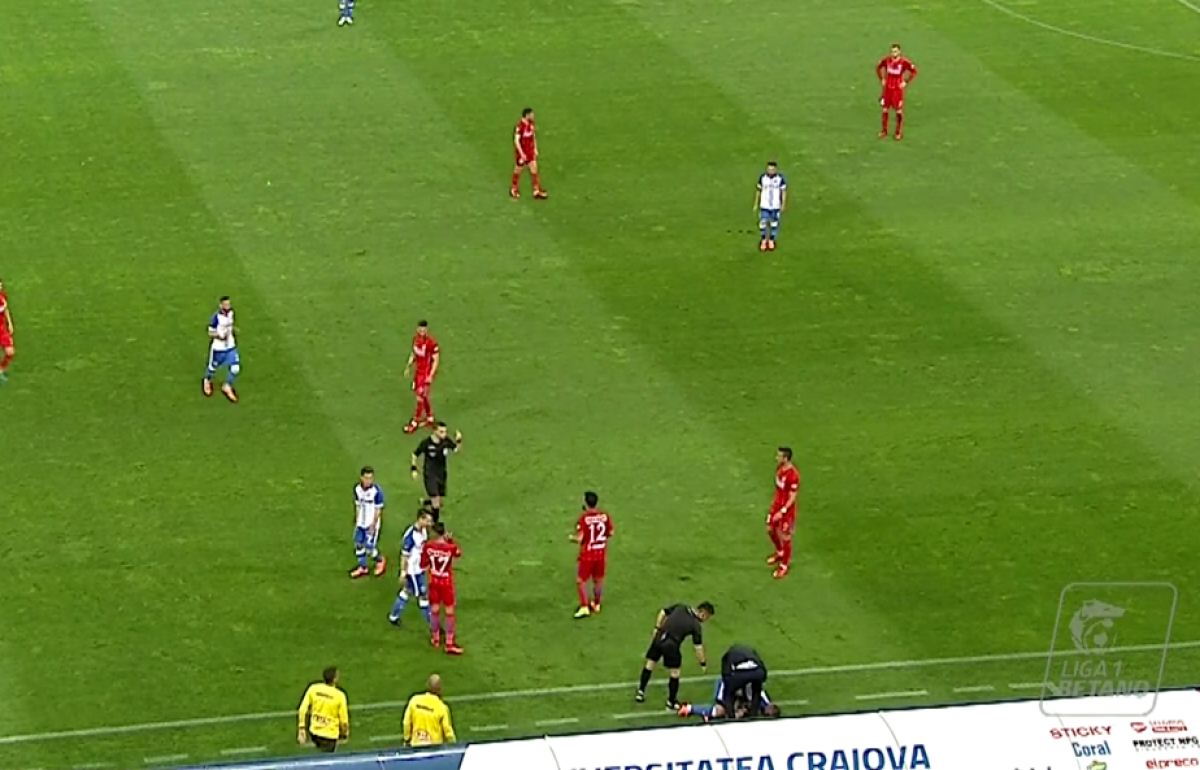 FOTO Scandal la Craiova! Două momente explozive la derby-ul U Craiova - FCSB