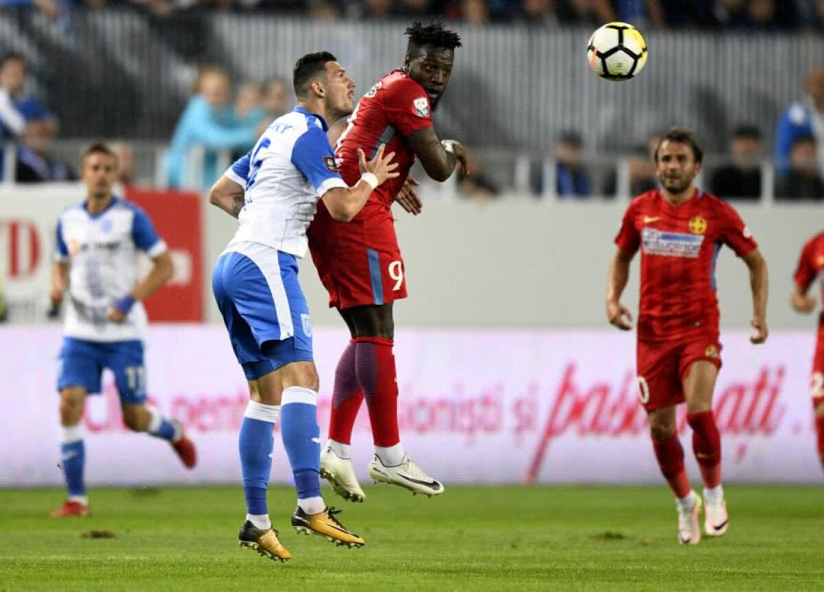 VIDEO+FOTO Păstrează șanse! Cu doi eliminați, FCSB învinge EROIC la Craiova, 1-0! Titlul se decide în ultima etapă