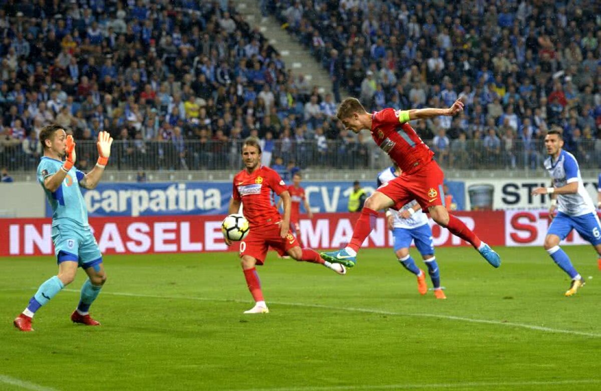 VIDEO+FOTO Păstrează șanse! Cu doi eliminați, FCSB învinge EROIC la Craiova, 1-0! Titlul se decide în ultima etapă