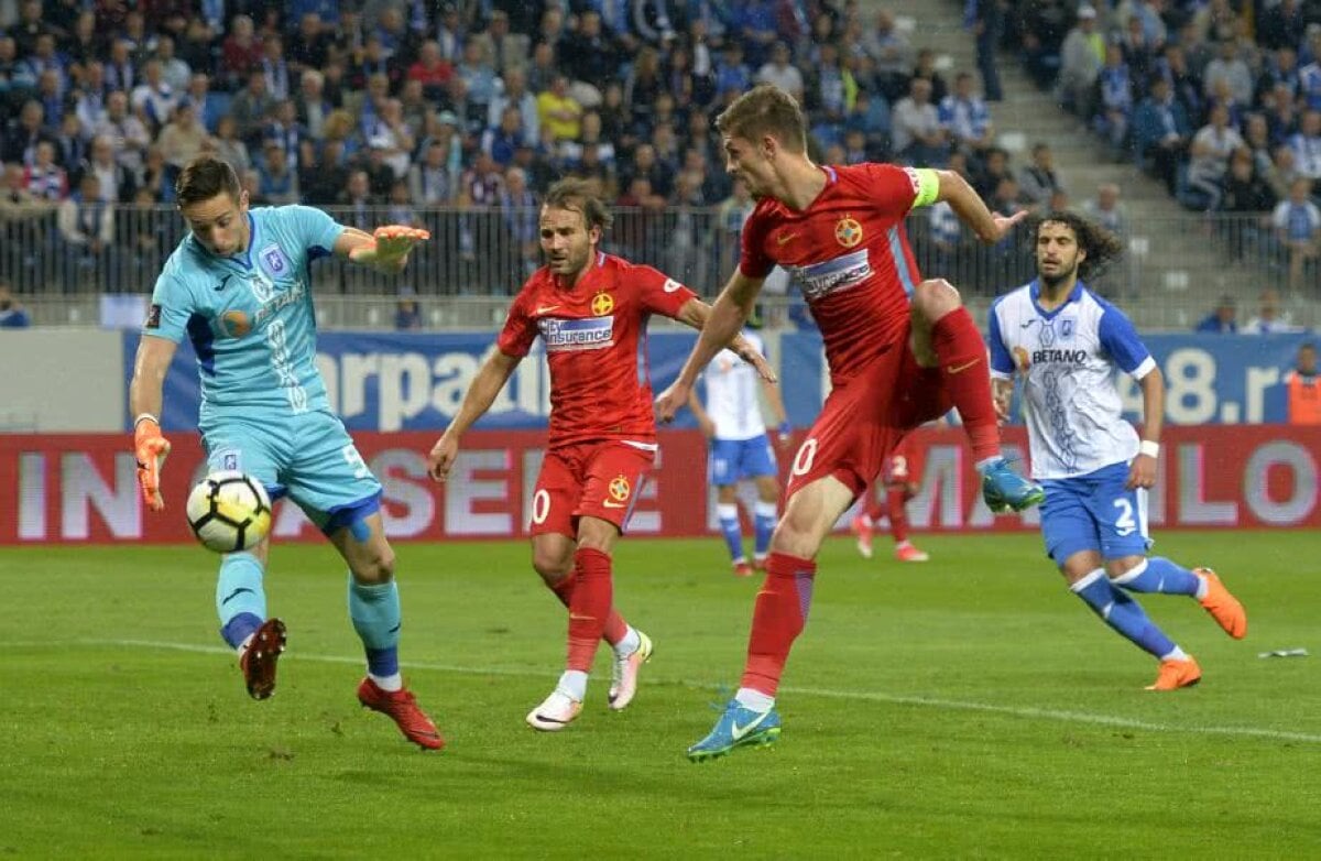 VIDEO+FOTO Păstrează șanse! Cu doi eliminați, FCSB învinge EROIC la Craiova, 1-0! Titlul se decide în ultima etapă