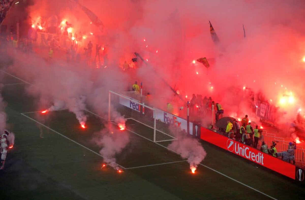 GALERIE FOTO Fanii lui Marseille au "incendiat" finala Europa League