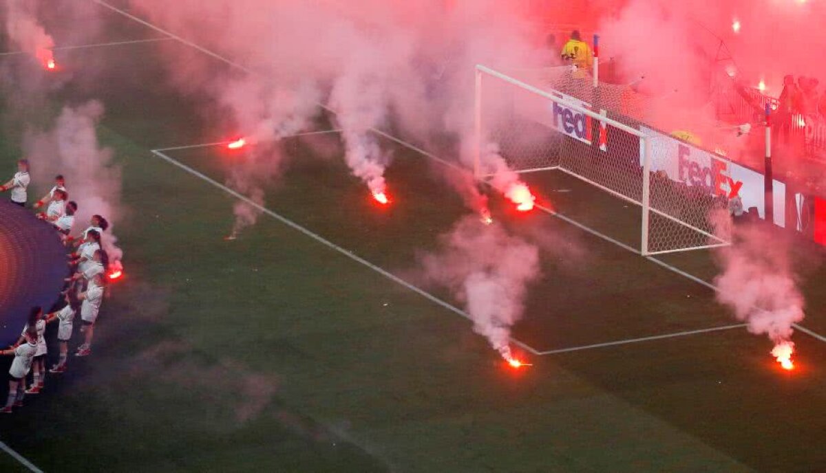 GALERIE FOTO Fanii lui Marseille au "incendiat" finala Europa League