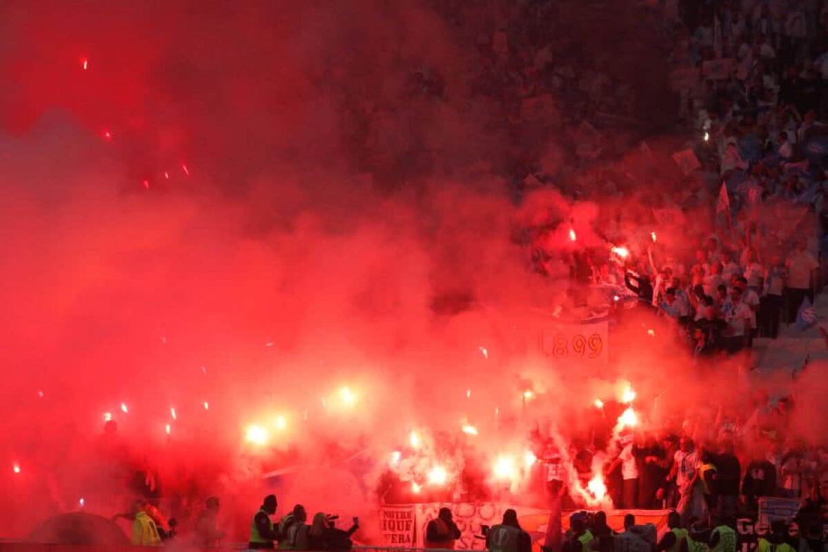 GALERIE FOTO Fanii lui Marseille au "incendiat" finala Europa League