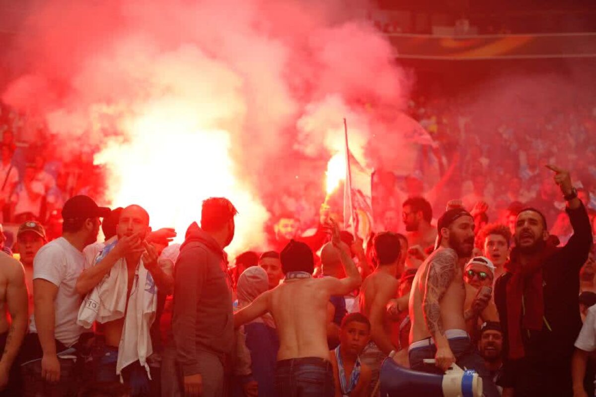 GALERIE FOTO Fanii lui Marseille au "incendiat" finala Europa League