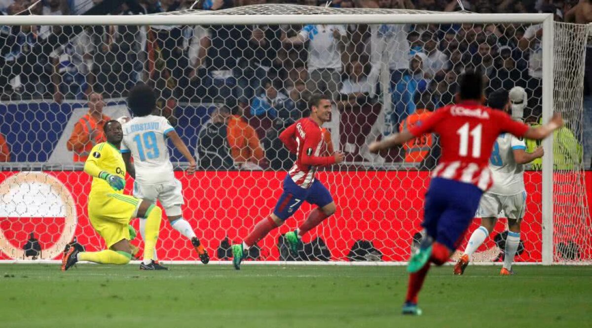 VIDEO + FOTO GriezMagic! Starul lui Atletico Madrid a lovit de două ori în finala Europa League, câștigată lejer cu Marseille