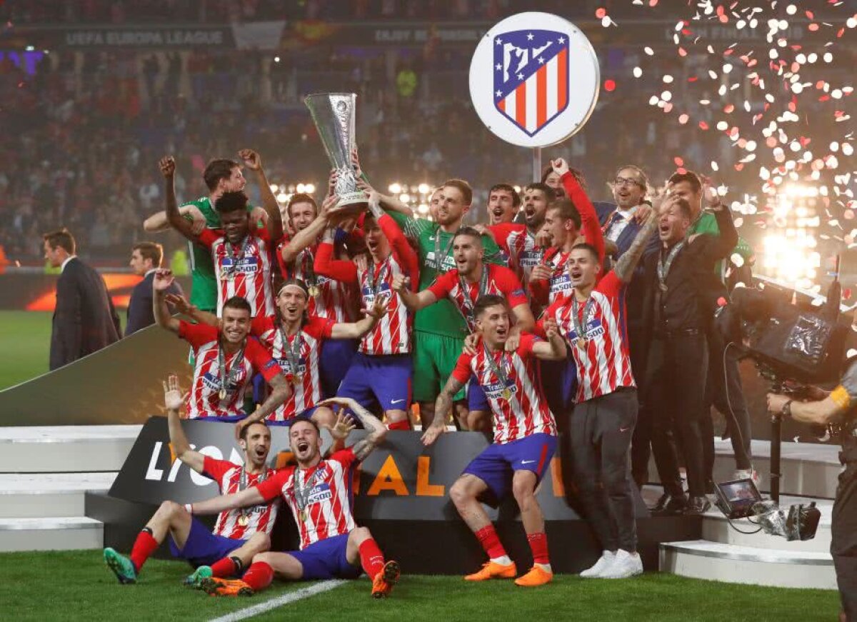 VIDEO + FOTO GriezMagic! Starul lui Atletico Madrid a lovit de două ori în finala Europa League, câștigată lejer cu Marseille