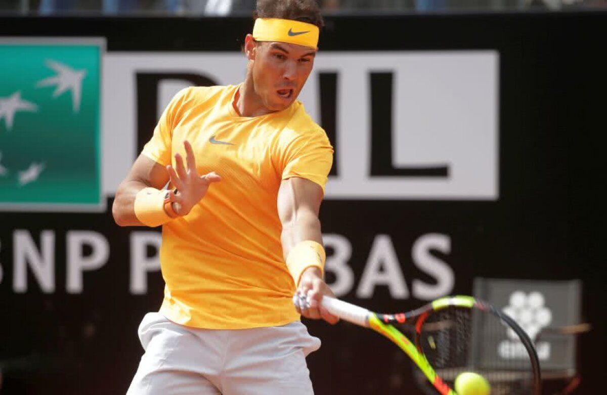 ATP ROMA. FOTO + VIDEO Rafael Nadal își ia revanșa în fața lui Denis Shapovalov și se califică în sferturi la Roma » Punct sclipitor reușit de Nadal