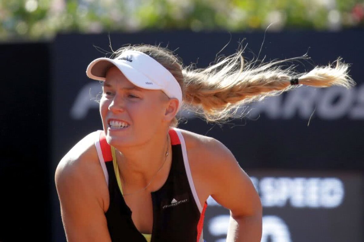 Surpriză: Caroline Wozniacki, OUT de la Roma! Cum se fac calculele în lupta cu Simona Halep pentru locul 1 WTA