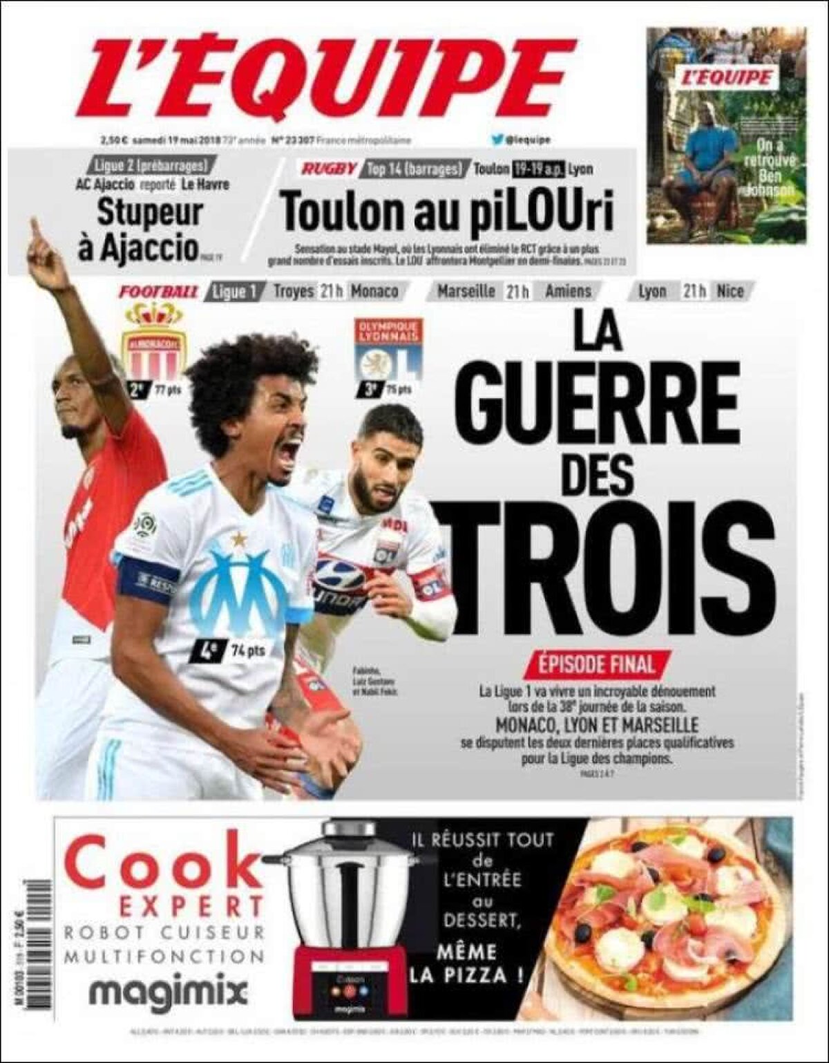 Ce scriu azi ziarele de sport din lume (19 mai 2018)