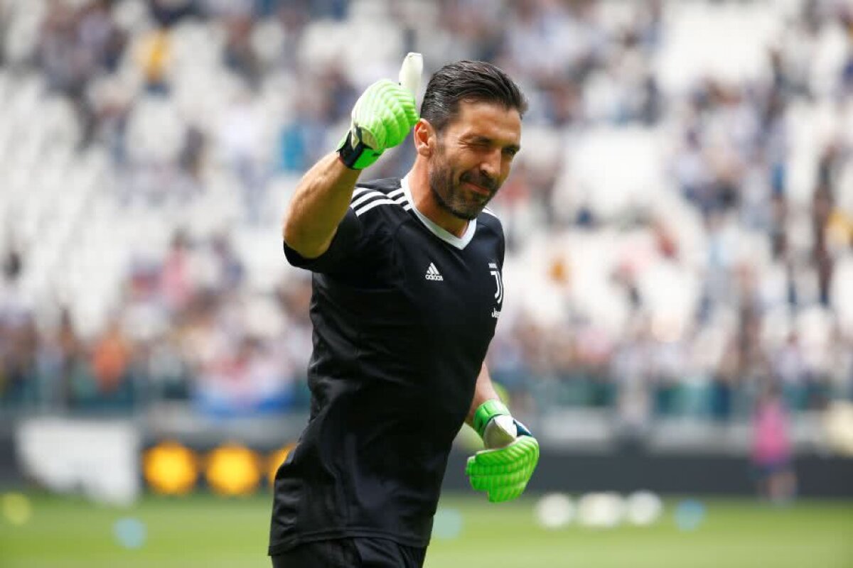 VIDEO+FOTO Buffon, storia di un grande amore » Legendarul portar și-a luat adio în lacrimi de la Juventus + petrecere pentru trofeul de campioană