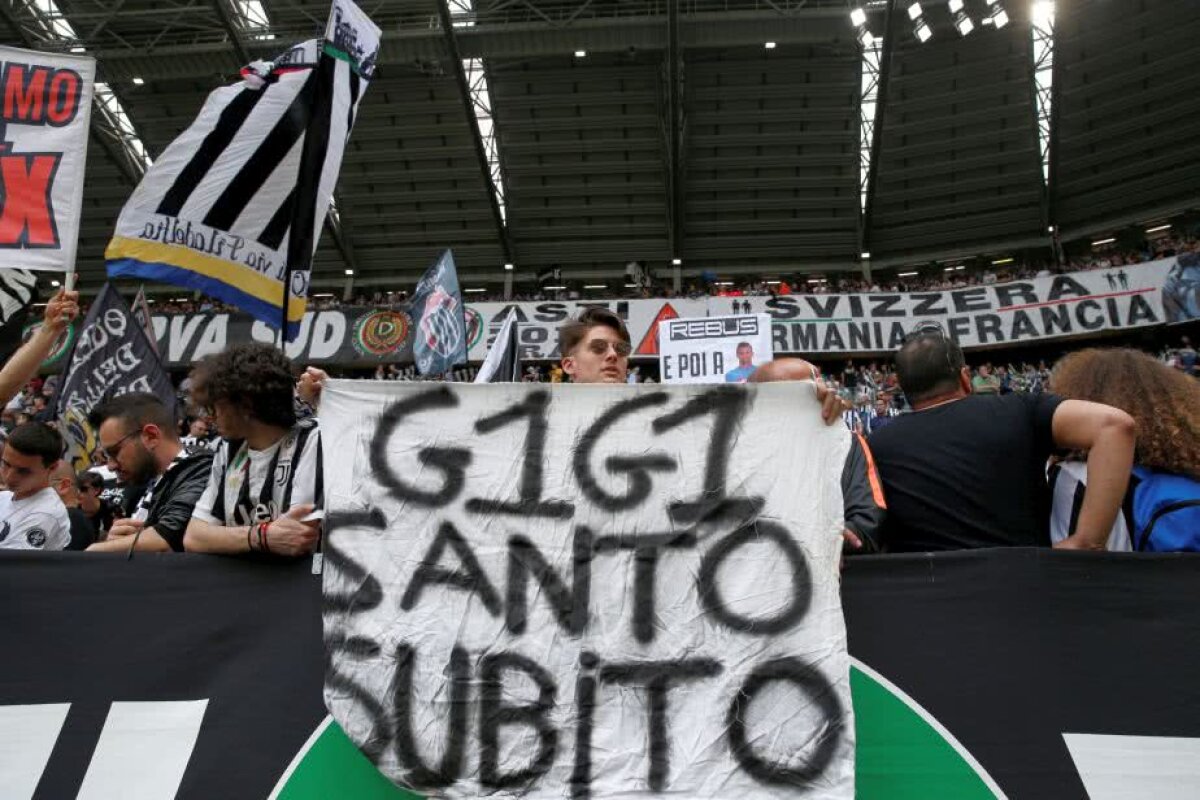 VIDEO+FOTO Buffon, storia di un grande amore » Legendarul portar și-a luat adio în lacrimi de la Juventus + petrecere pentru trofeul de campioană