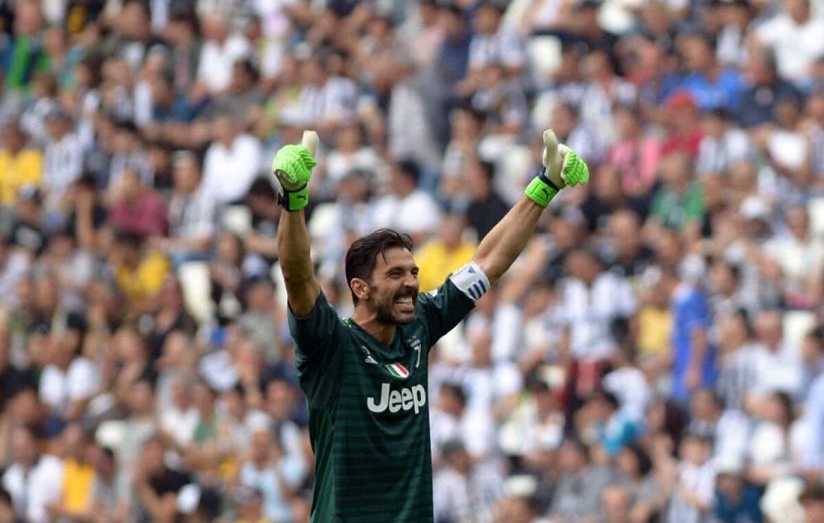 VIDEO+FOTO Buffon, storia di un grande amore » Legendarul portar și-a luat adio în lacrimi de la Juventus + petrecere pentru trofeul de campioană