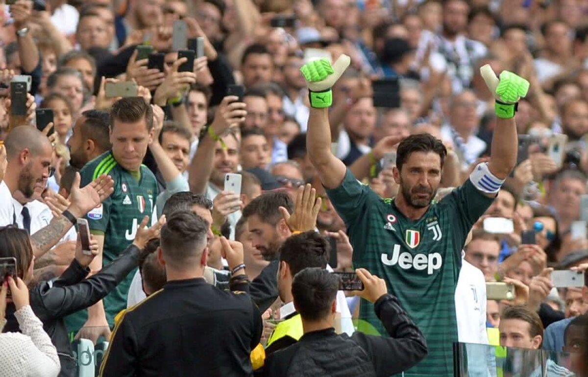 VIDEO+FOTO Buffon, storia di un grande amore » Legendarul portar și-a luat adio în lacrimi de la Juventus + petrecere pentru trofeul de campioană