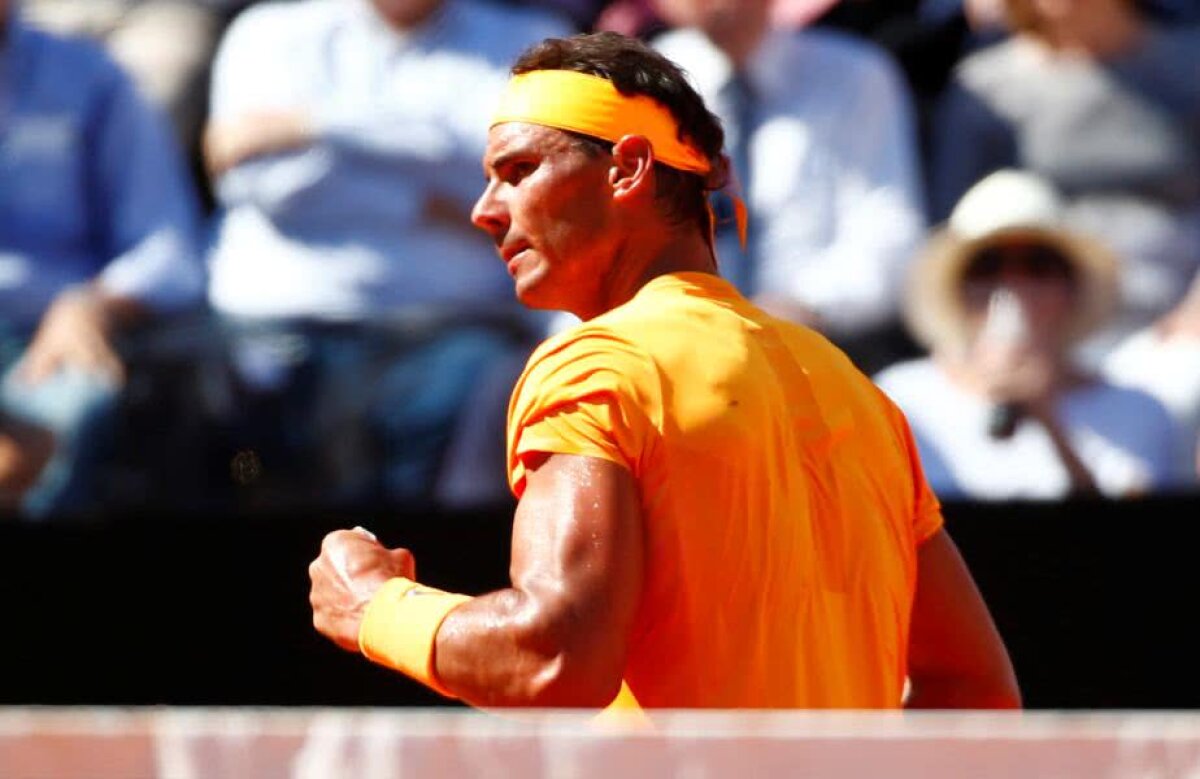 VIDEO + FOTO Regele zgurii nu se dezminte » Rafa Nadal nu i-a dat nicio șansă lui Novak Djokovic și e în finala turneului de la Roma! Schimbul uluitor reușit de cei doi campioni