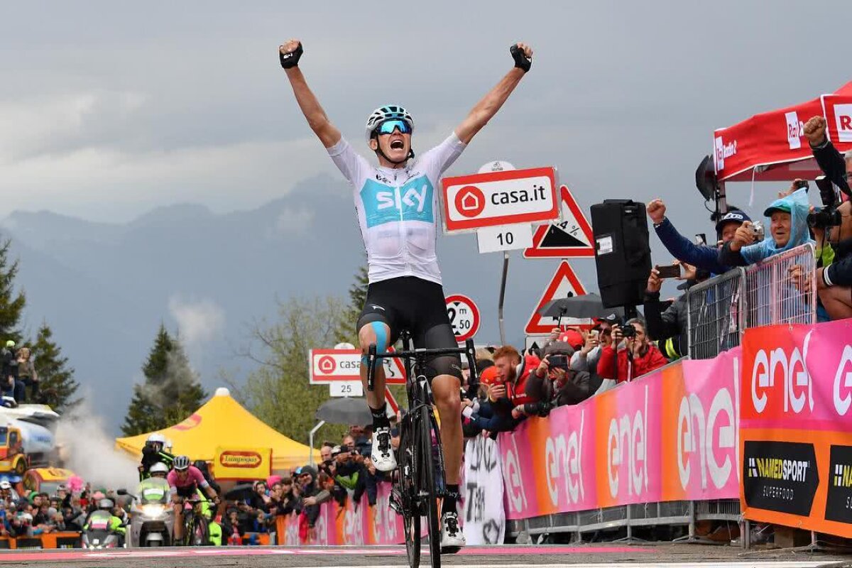 GIRO D'ITALIA. Victorie URIAȘĂ pentru Chris Froome pe Zoncolan! Britanicul zguduie clasamentul general în Turul Italiei