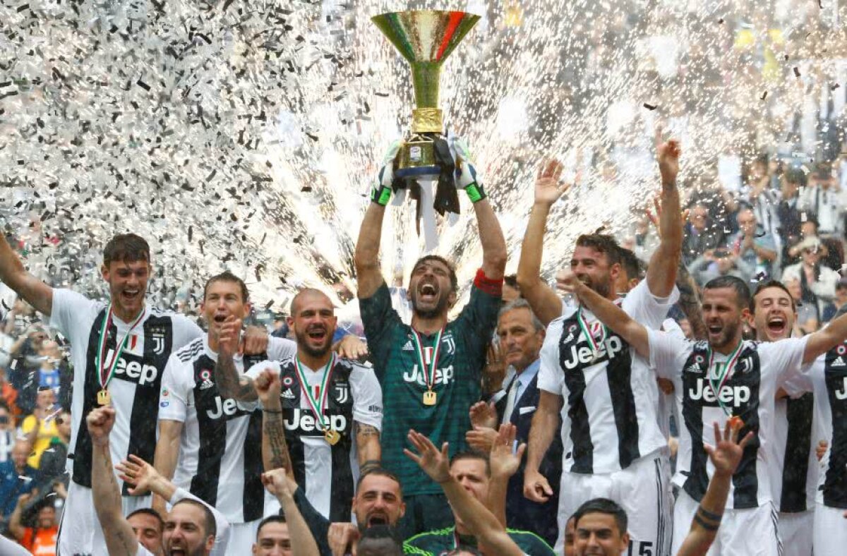 VIDEO+FOTO Buffon, storia di un grande amore » Legendarul portar și-a luat adio în lacrimi de la Juventus + petrecere pentru trofeul de campioană