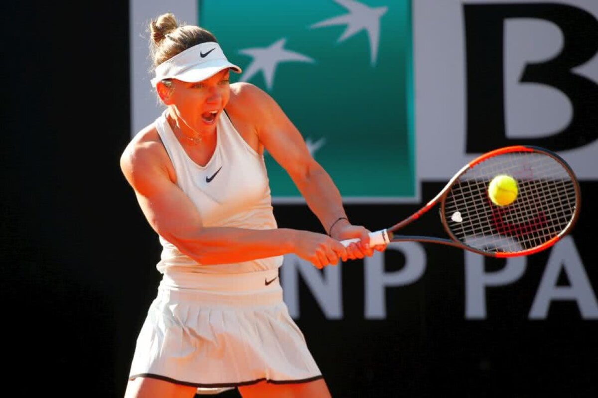 VIDEO + FOTO FA-BU-LOS! Simona Halep o învinge pe Maria Sharapova după un meci dramatic! Cu cine și când joacă finala de la Roma