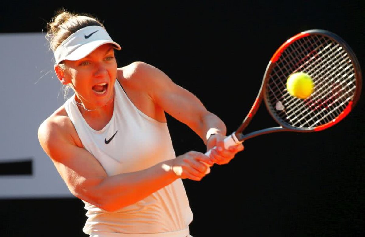 VIDEO + FOTO FA-BU-LOS! Simona Halep o învinge pe Maria Sharapova după un meci dramatic! Cu cine și când joacă finala de la Roma