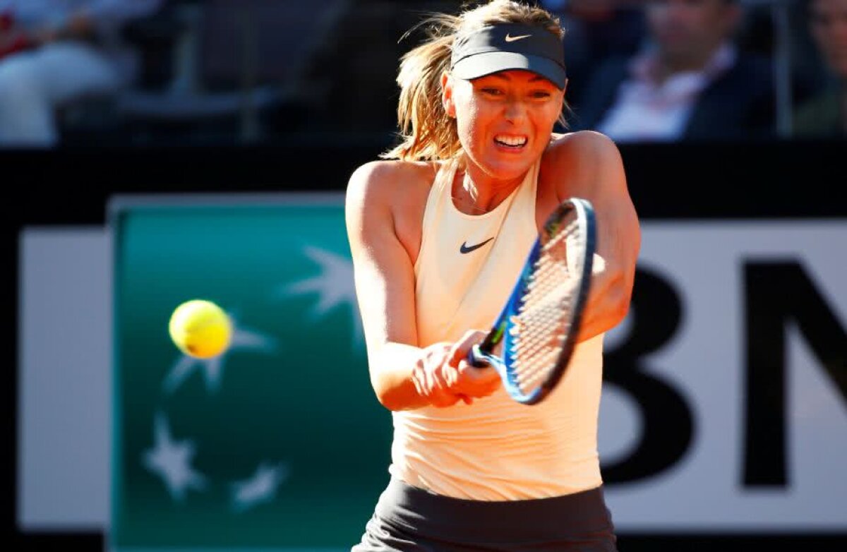 VIDEO + FOTO FA-BU-LOS! Simona Halep o învinge pe Maria Sharapova după un meci dramatic! Cu cine și când joacă finala de la Roma