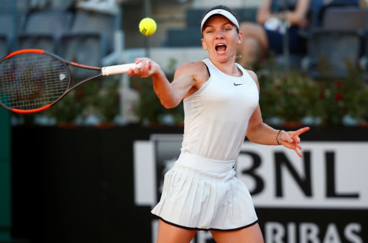 VIDEO + FOTO FA-BU-LOS! Simona Halep o învinge pe Maria Sharapova după un meci dramatic! Cu cine și când joacă finala de la Roma