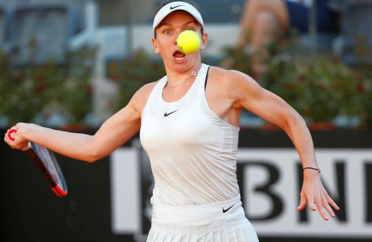 VIDEO + FOTO FA-BU-LOS! Simona Halep o învinge pe Maria Sharapova după un meci dramatic! Cu cine și când joacă finala de la Roma