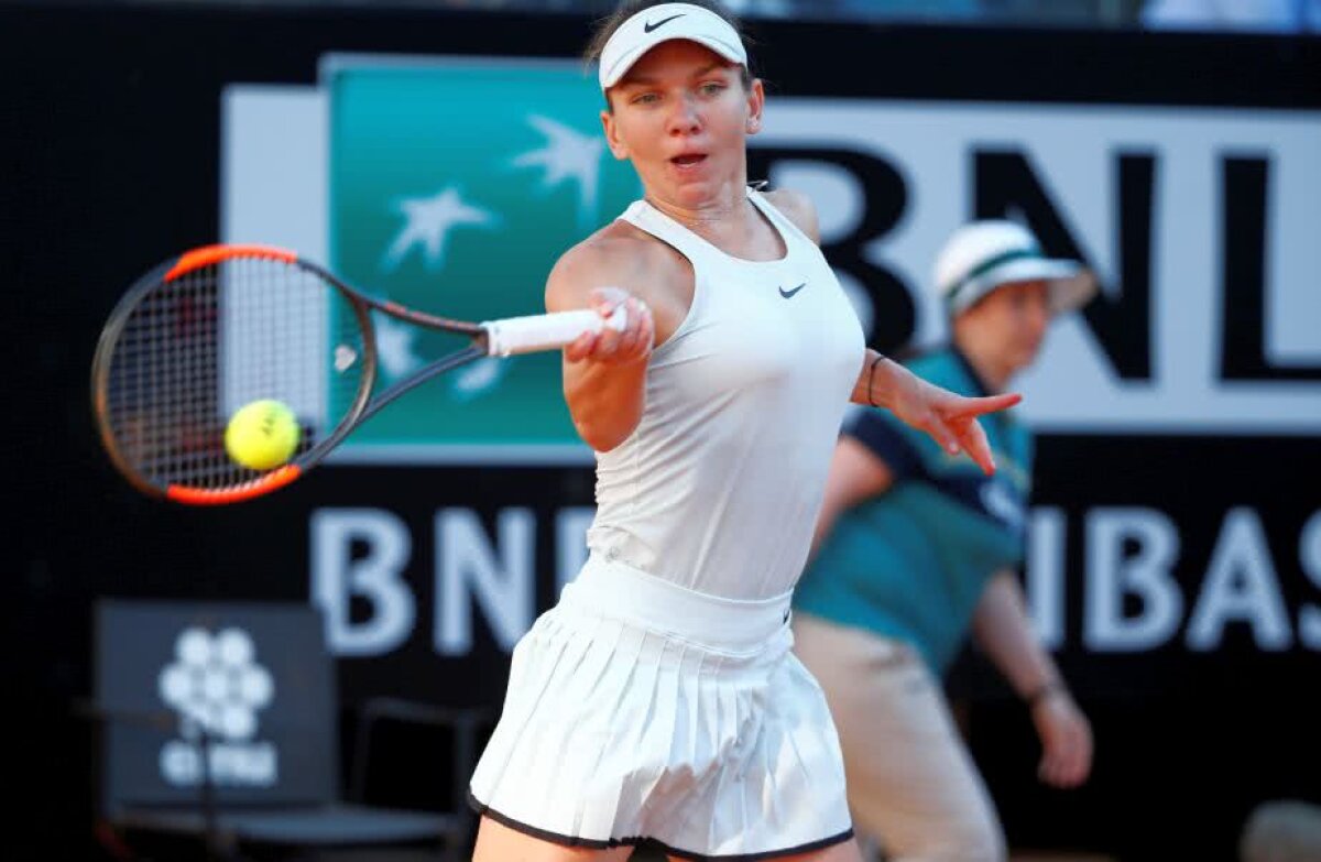 VIDEO + FOTO FA-BU-LOS! Simona Halep o învinge pe Maria Sharapova după un meci dramatic! Cu cine și când joacă finala de la Roma