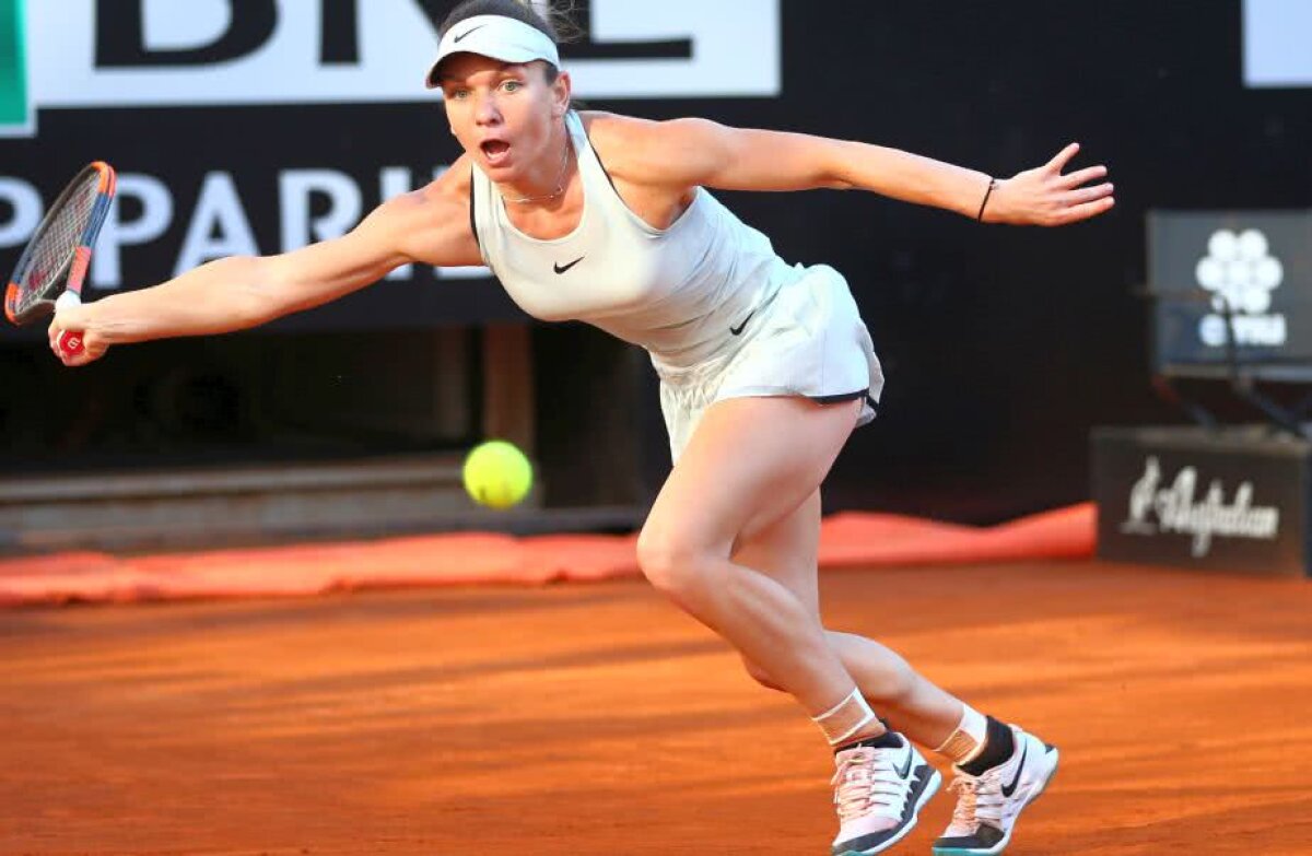 VIDEO + FOTO FA-BU-LOS! Simona Halep o învinge pe Maria Sharapova după un meci dramatic! Cu cine și când joacă finala de la Roma