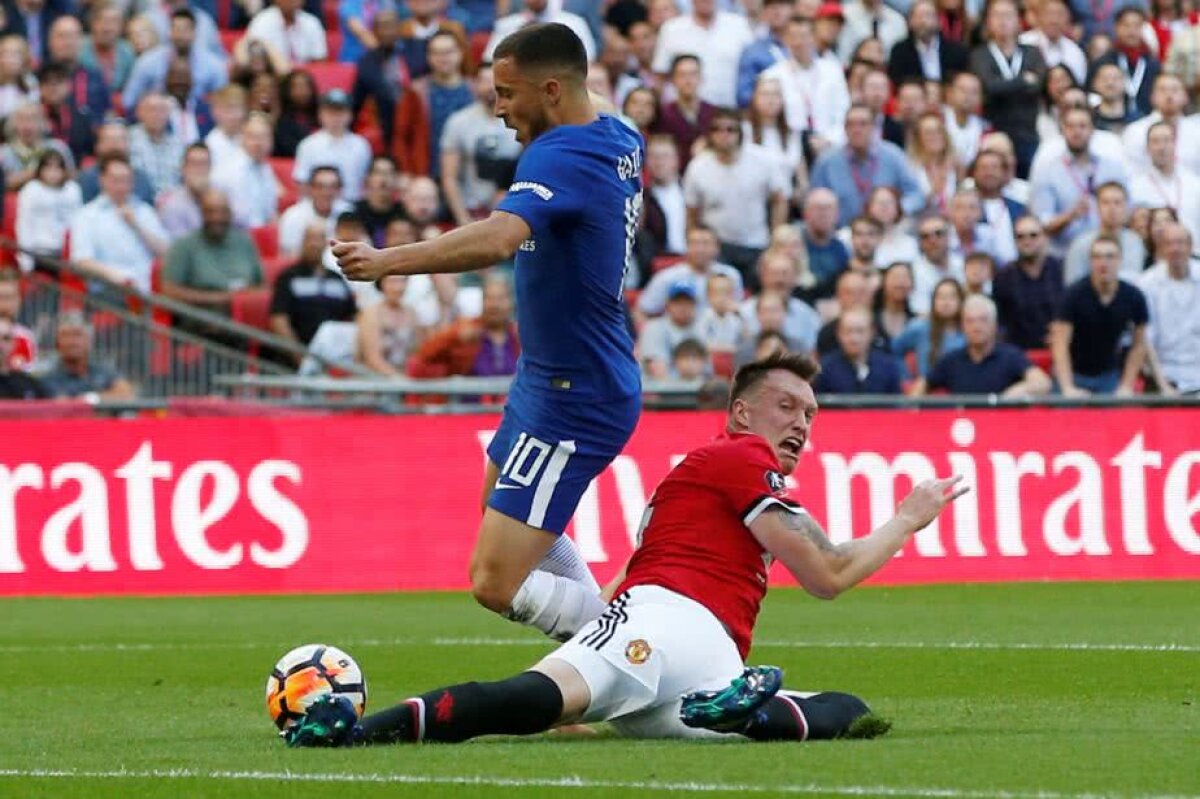 VIDEO+FOTO » Hazard îl lasă pe Mourinho fără niciun trofeu! Chelsea învinge Manchester United, 1-0, și câștigă Cupa Angliei